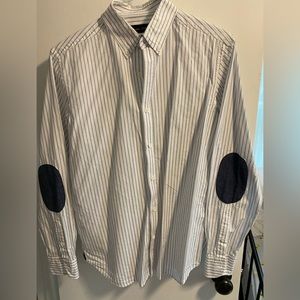 Massimo Dutti Button Down Shirt with elbow pads